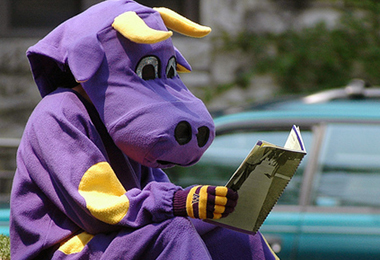reading cow